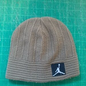 Jordan Brown Knit Beanie
